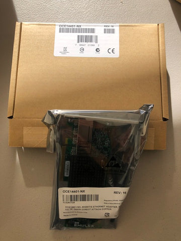 OCE14401-NX EMULEX 40GB SINGLE-PORT ETHERNET New Sealed - Anand International Inc.