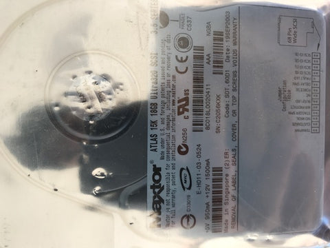 Maxtor Atlas (8C018L0) 18GB, 15000RPM, 3.5 SCSI Internal Hard Drive - Anand International Inc.