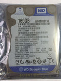 Western Digital (WD1600BEVE) 160GB, 5400RPM, 2.5" Internal Hard Drive - Anand International Inc.