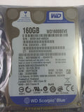Western Digital (WD1600BEVE) 160GB, 5400RPM, 2.5" Internal Hard Drive - Anand International Inc.